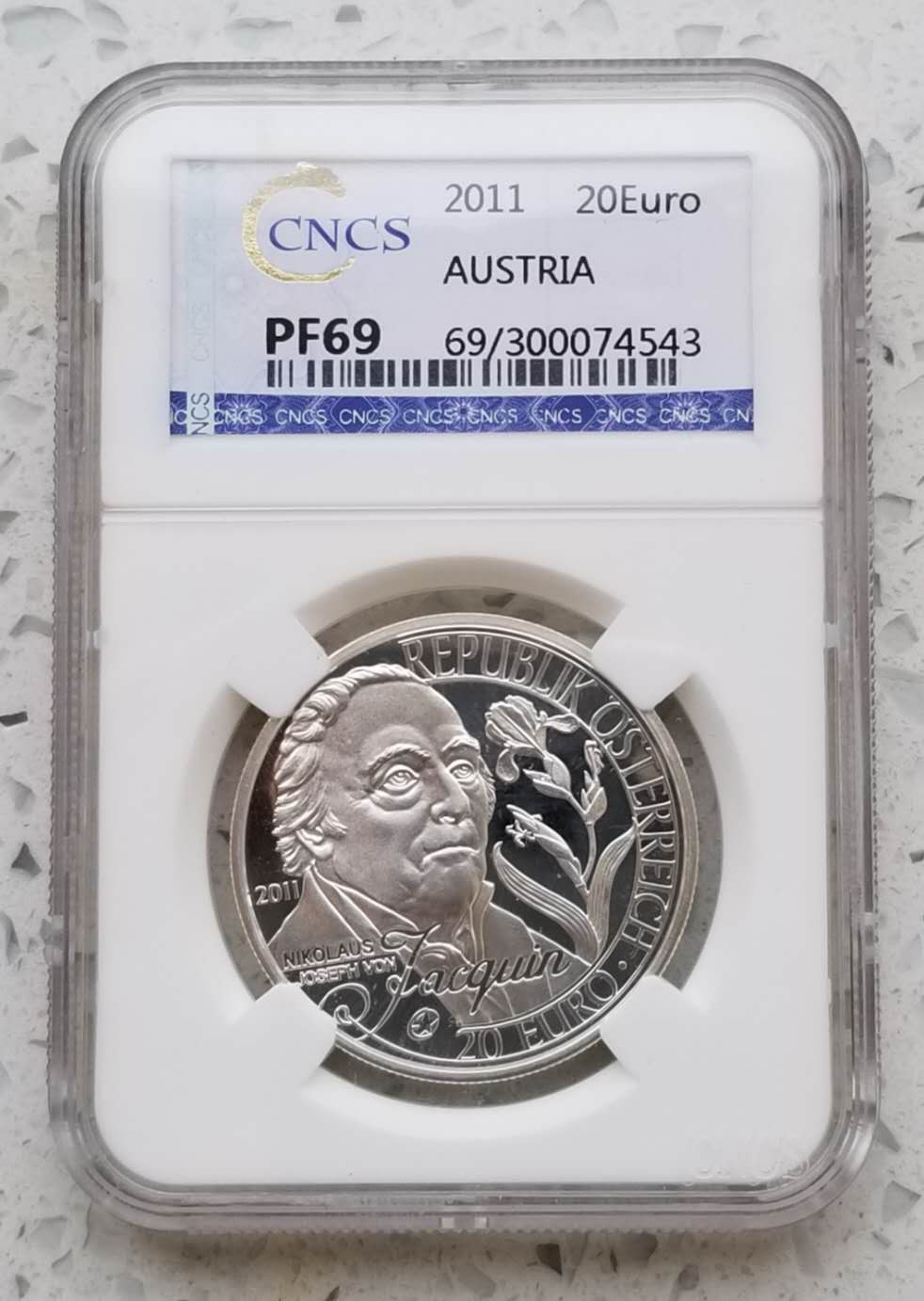 【币观天下】第六十七期拍卖 【奥地利】2011年尼古拉斯·约瑟夫20欧元精制银币