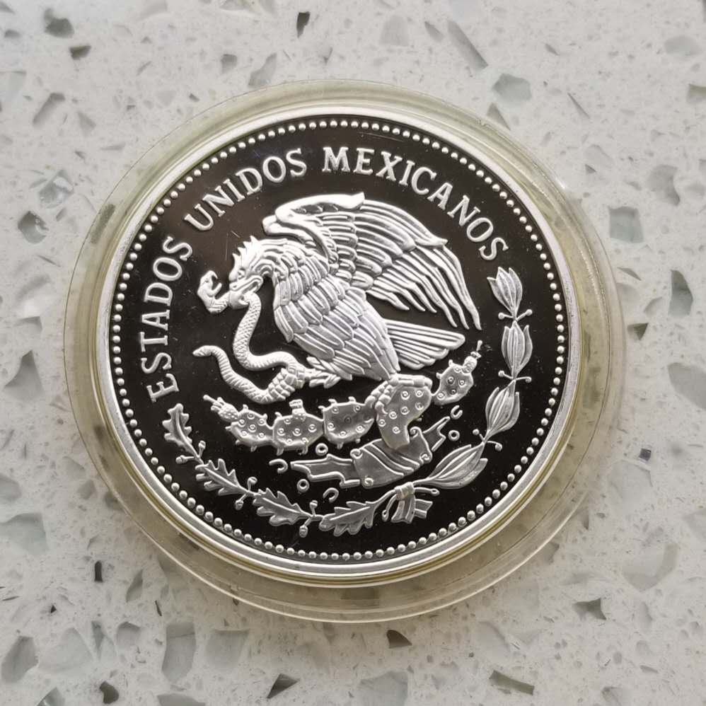 【币观天下】第六十七期拍卖 【墨西哥】1987年蝴蝶纪念银币