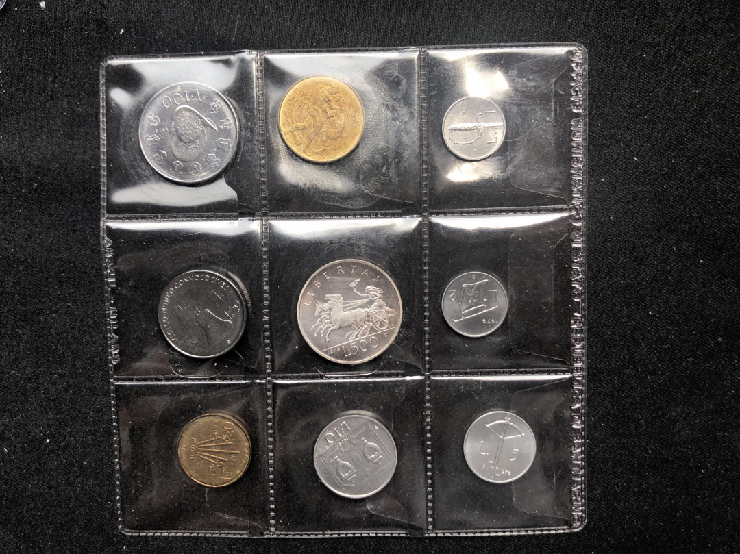 【币观天下】第六十七期拍卖 【圣马力诺】9枚套币秒杀【包含银币一枚】