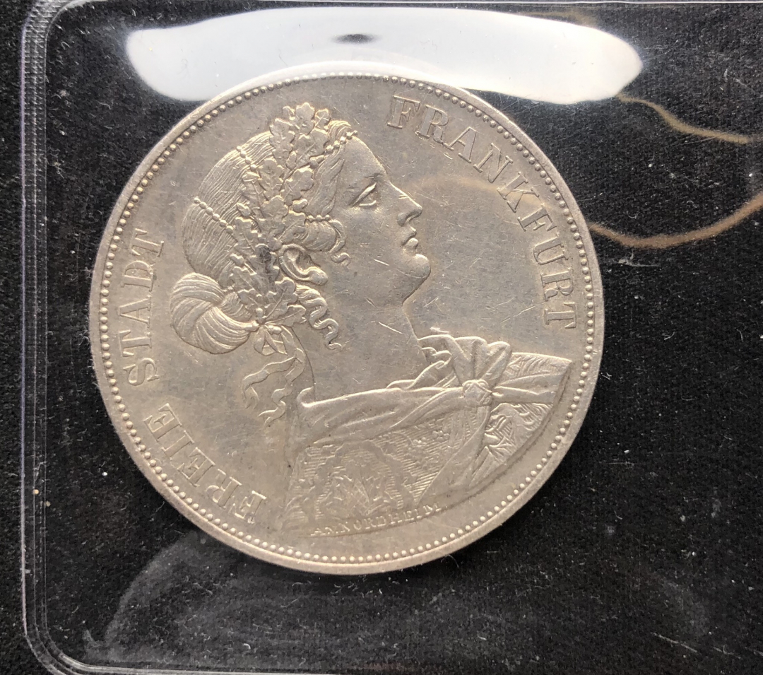 【币观天下】第六十七期拍卖 【德国】1862法兰克福2泰勒