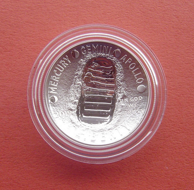 「S&S Numismatic世界钱币-拍卖第9期」 - 美国2019年 阿波罗11号登月50周年 1美元弧形精制纪念银币