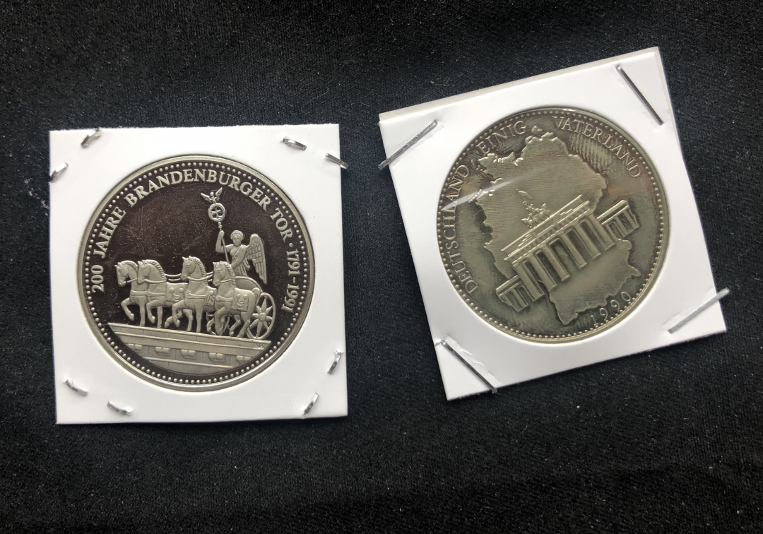 【币观天下】第六十七期拍卖 【德国】德国章2枚【带地图图案】