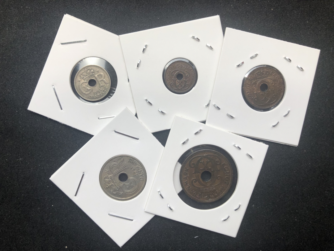 【币观天下】第六十七期拍卖 【法罗群岛】1941年5枚币一套