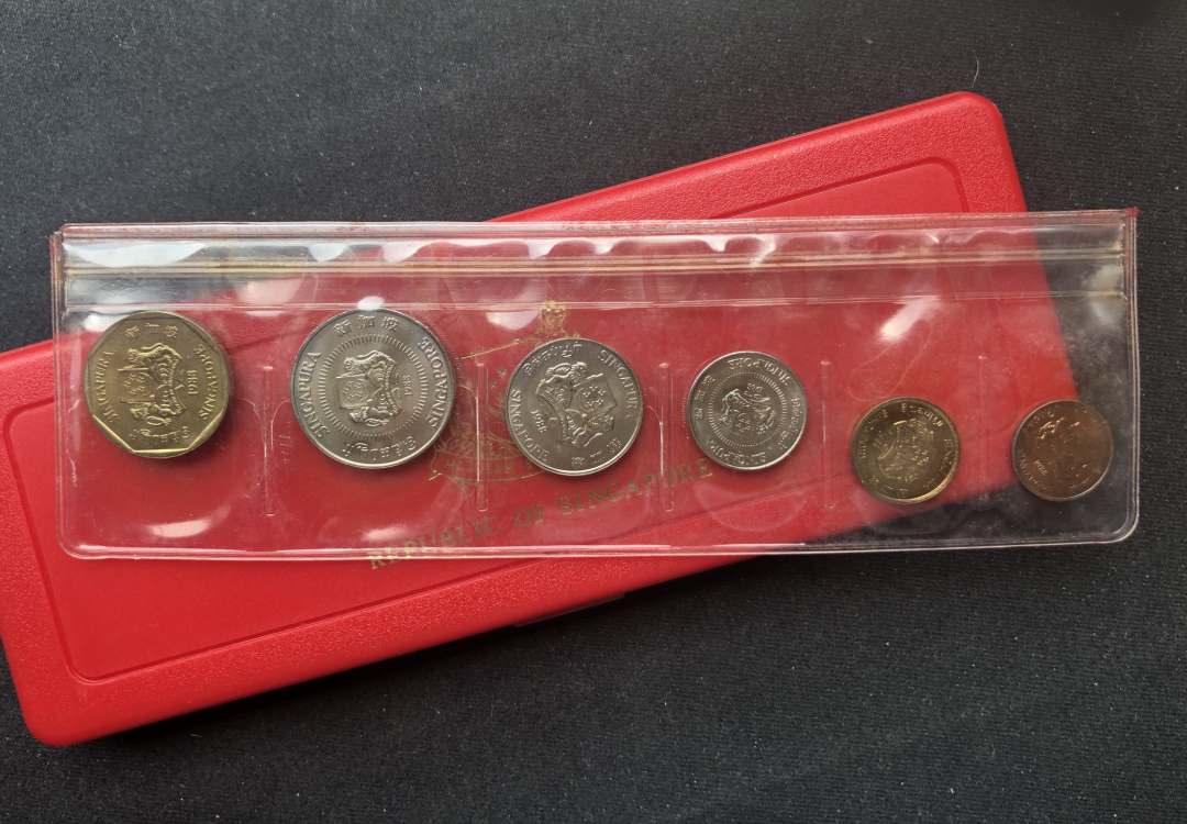 【币观天下】第六十七期拍卖 【新加坡】1988年流通套币6枚