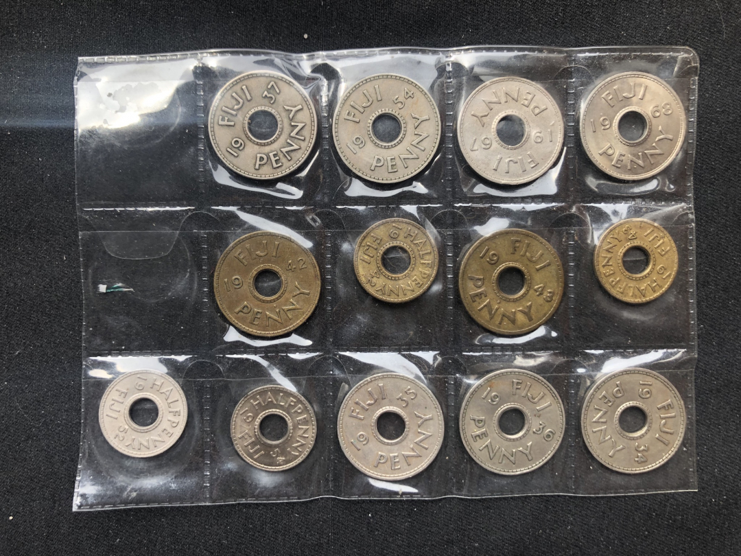 【币观天下】第六十七期拍卖 【斐济】斐济流通币13枚【不同年份】