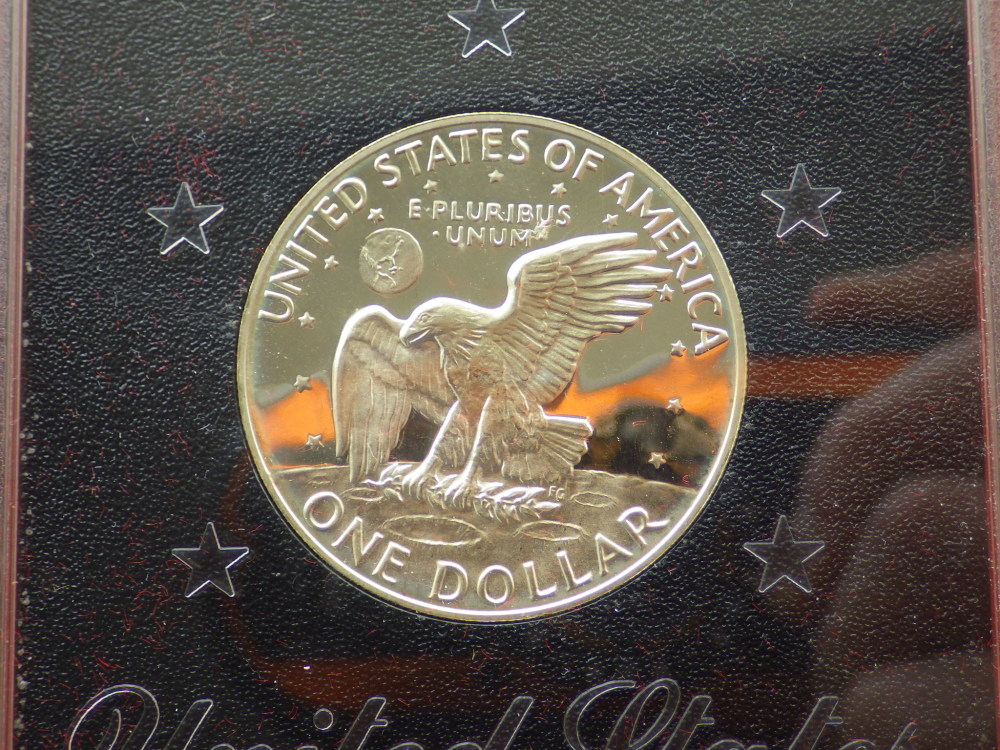 【币观天下】第六十七期拍卖 【美国】1974年艾森豪威尔1美元纪念银币