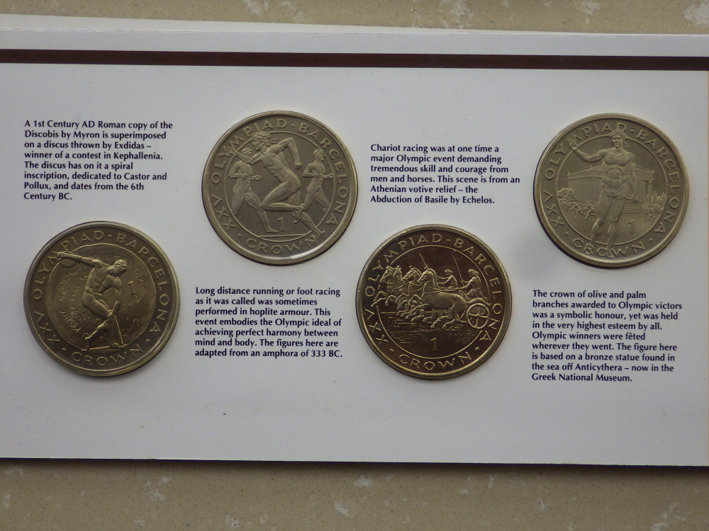 【币观天下】第六十七期拍卖 【英属直布罗陀】1991年巴塞罗那奥运会克朗纪念币八枚币套装