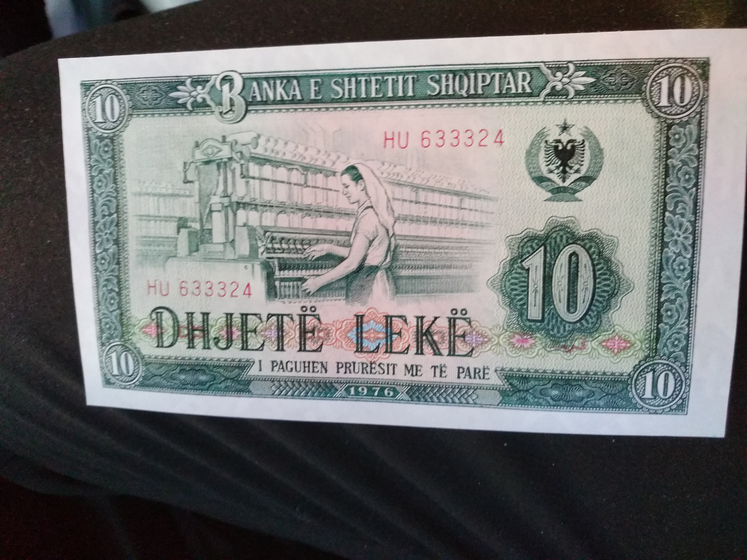 【鲸贝乐淘】千字文·第收号拍卖·CICE北京展销会专场 【中国代印】1976年阿尔巴尼亚原票、票样一组