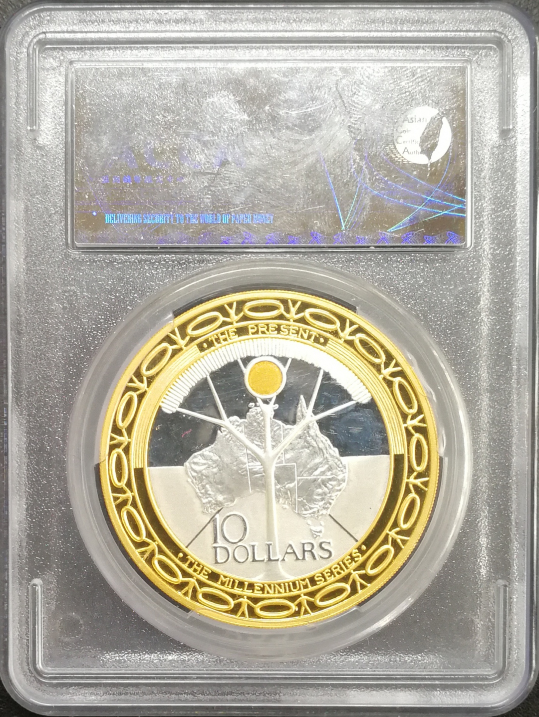 凡希社世界钱币微拍第八十五期 2000年澳洲千禧年双色大银PROOF