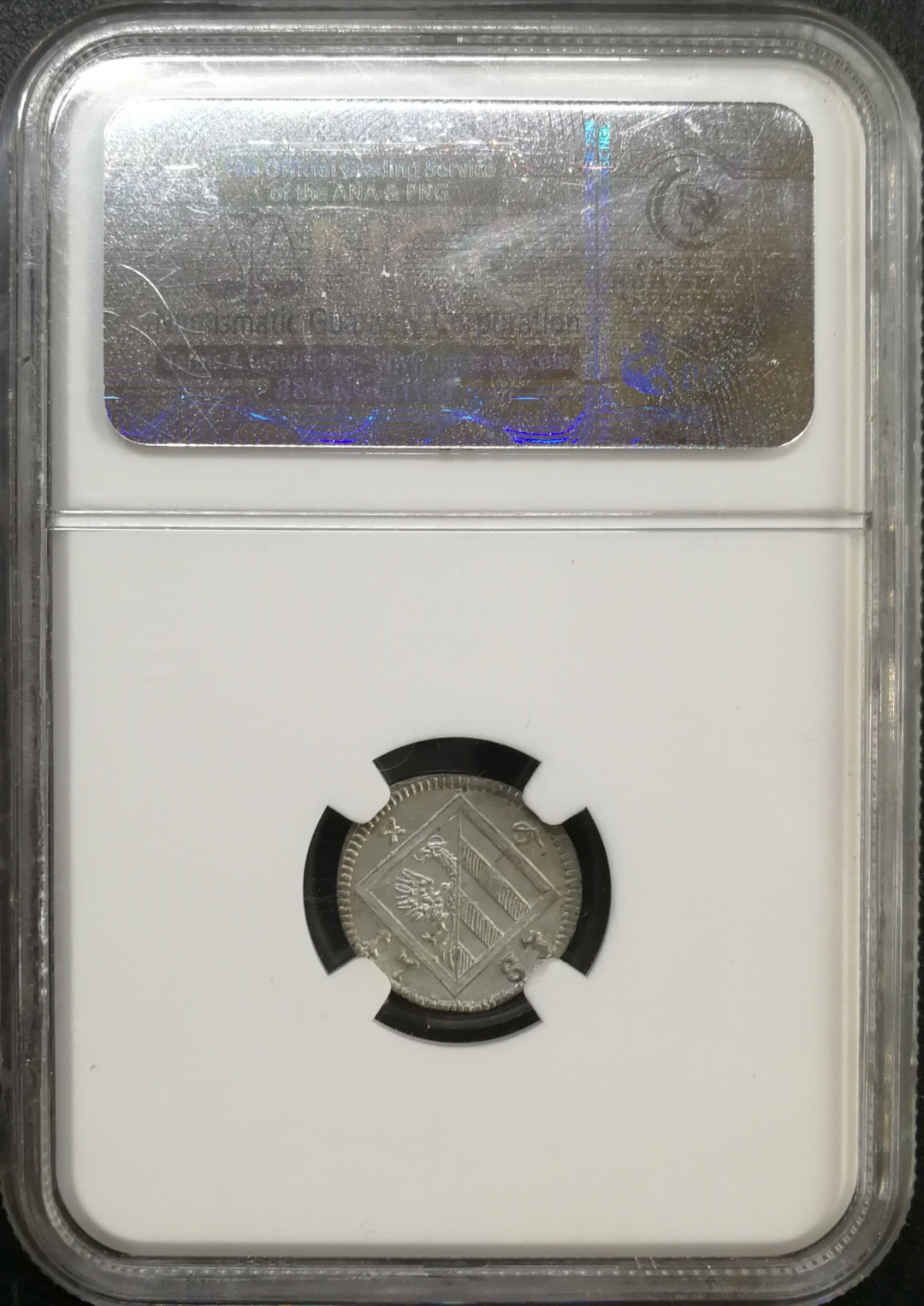 凡希社世界钱币微拍第八十五期 1783纽伦堡4P NGC-MS65