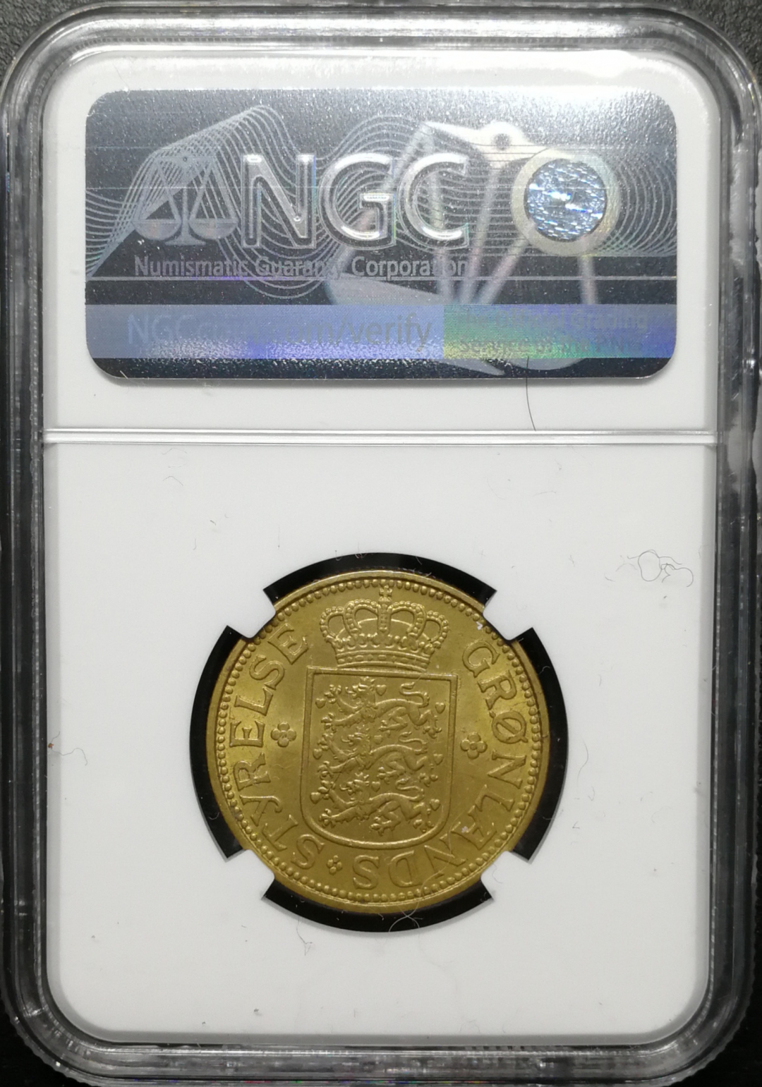 凡希社世界钱币微拍第八十五期 1926格陵兰克朗NGC-MS64