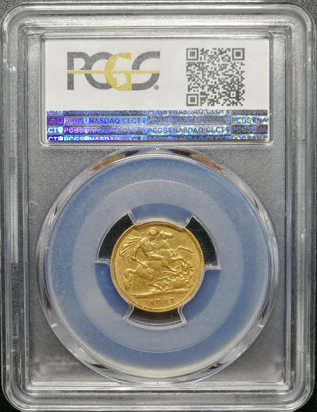凡希社世界钱币微拍第八十五期 1897老维1/2金索维林PCGS-VF35