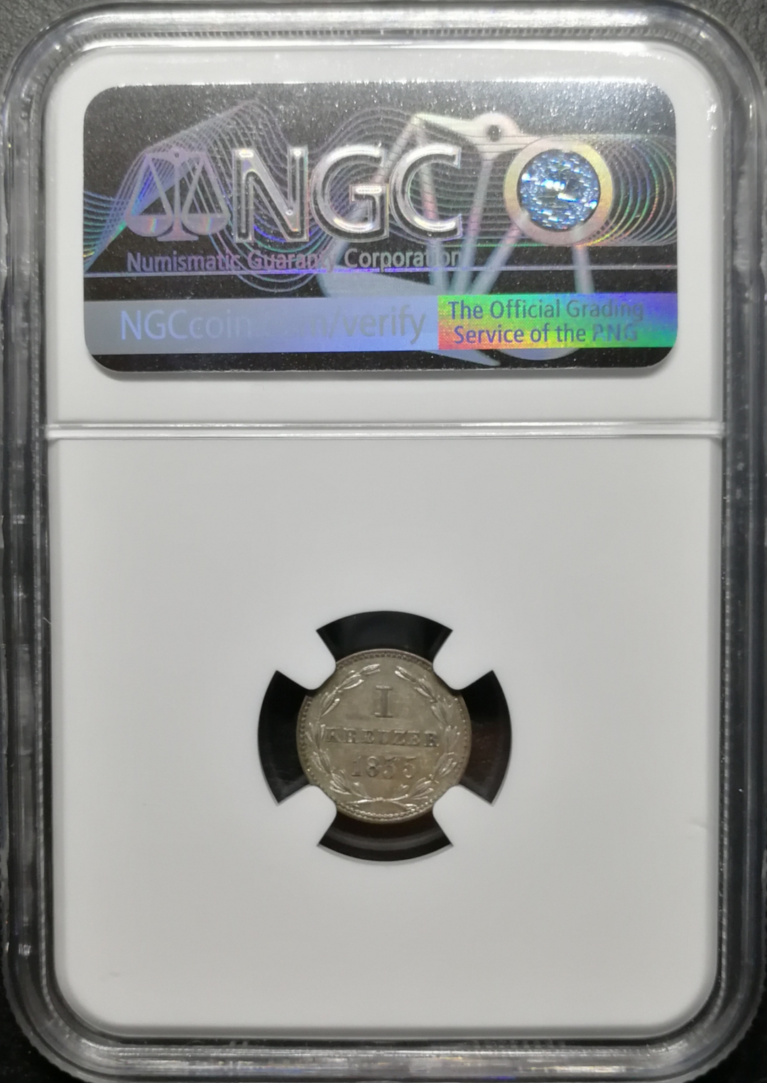 凡希社世界钱币微拍第八十五期 1835拿骚1K NGC-MS62