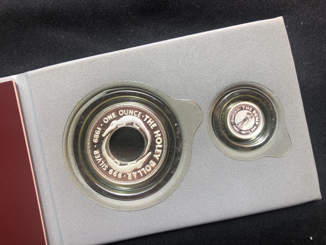 【币观天下】第六十八场拍卖-CICE北京展销会专场 【澳大利亚】1989年澳大利亚子母币