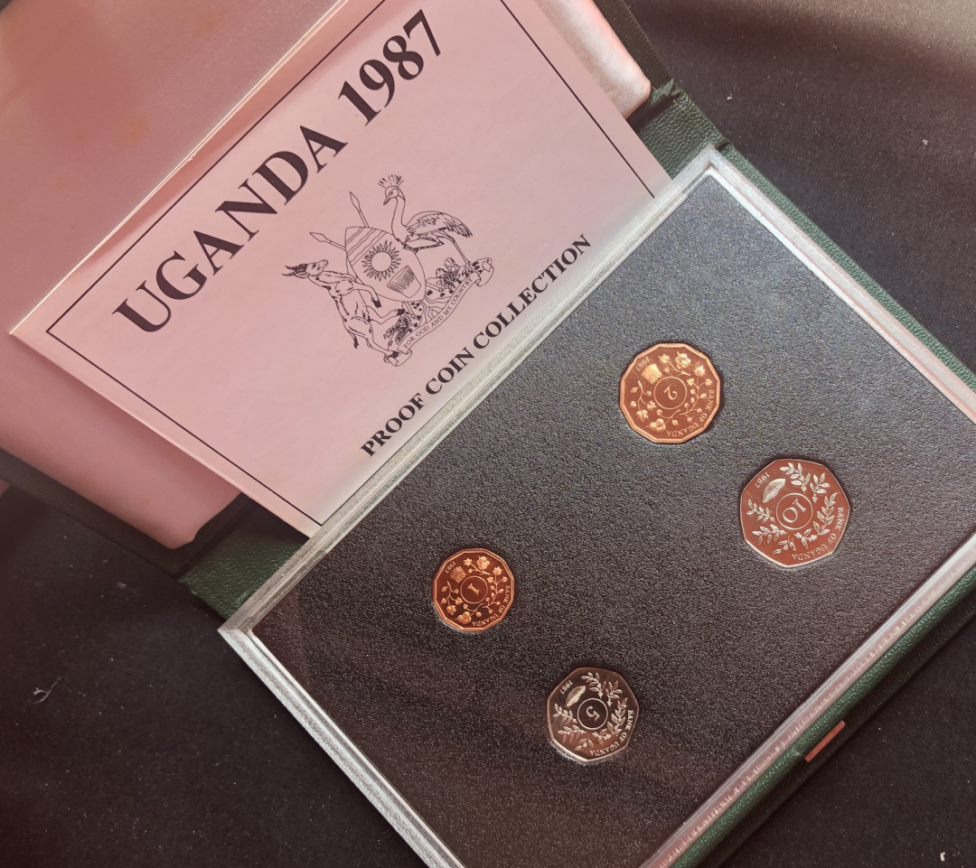 【币观天下】第六十八场拍卖-CICE北京展销会专场 【乌干达】1987年精制币4枚套