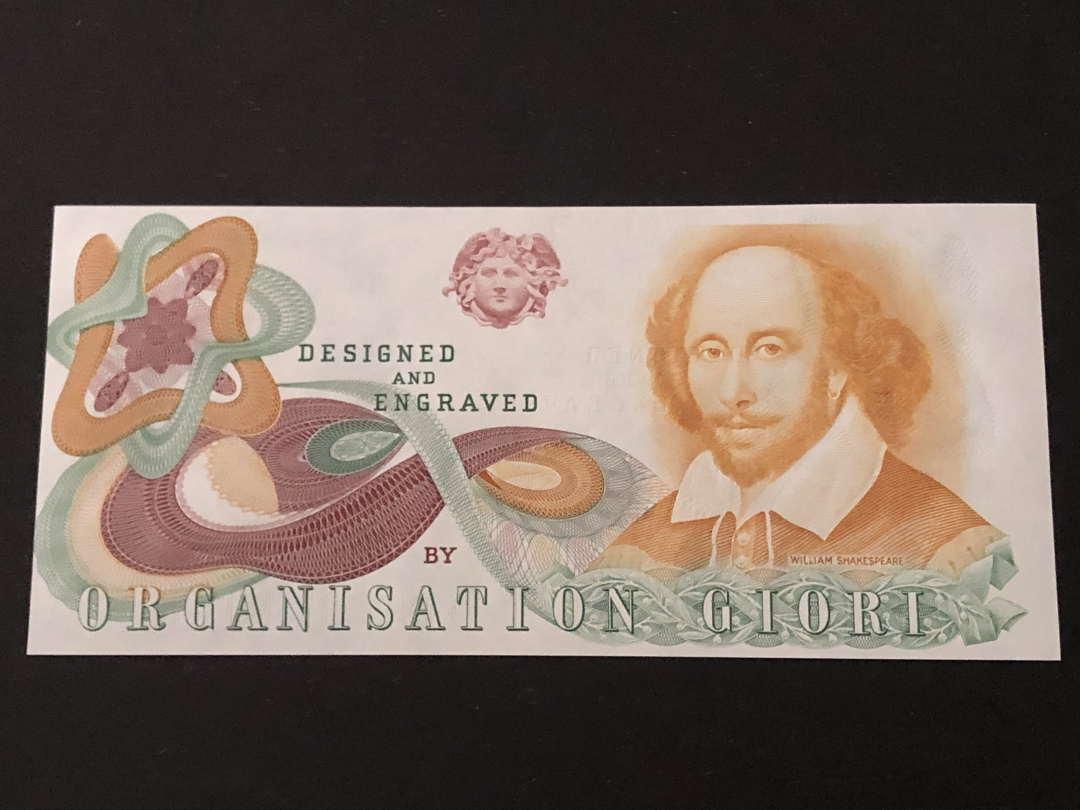 收藏联盟第八十六期暨CICE北京展销会专场拍卖 莎士比亚测试钞 UNC