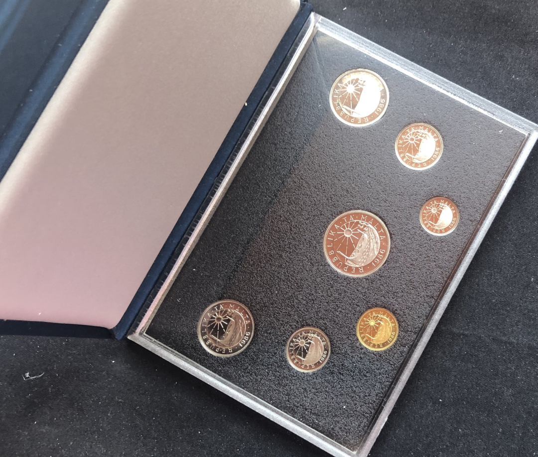 【币观天下】第六十八场拍卖-CICE北京展销会专场 【马耳他】1986年精制币套装7枚