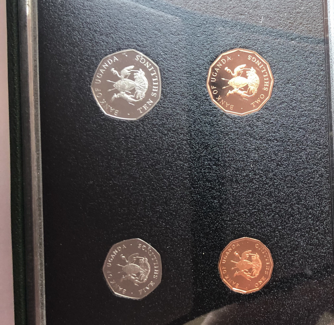 【币观天下】第六十八场拍卖-CICE北京展销会专场 【乌干达】1987年精制币4枚套