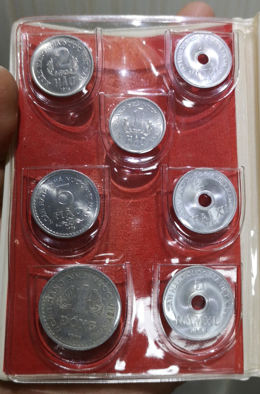 【鲸贝乐淘】千字文·第收号拍卖·CICE北京展销会专场 【越南】1958.1976年硬币套装