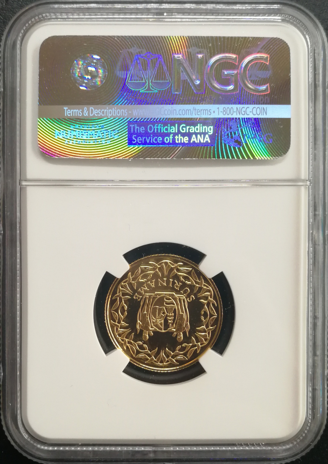 凡希社世界钱币微拍卖CICE专场大拍 1988苏里南奥运金币NGC-PF70UC