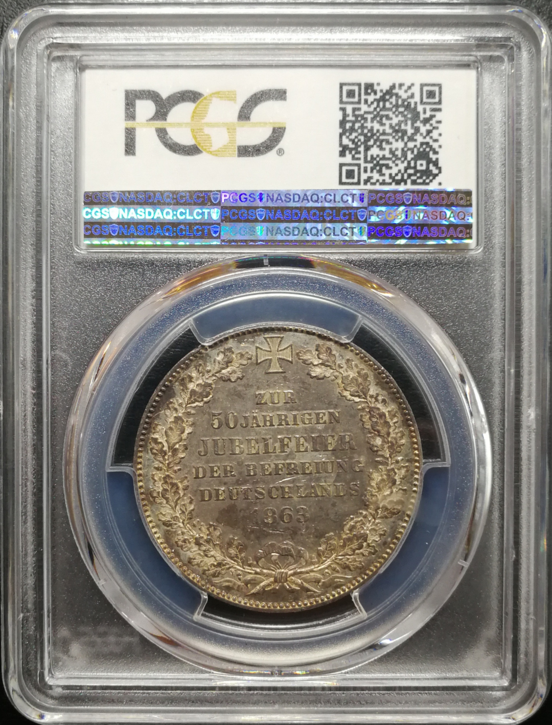 凡希社世界钱币微拍卖CICE专场大拍 1863不莱美解放泰勒OCGS-MS63