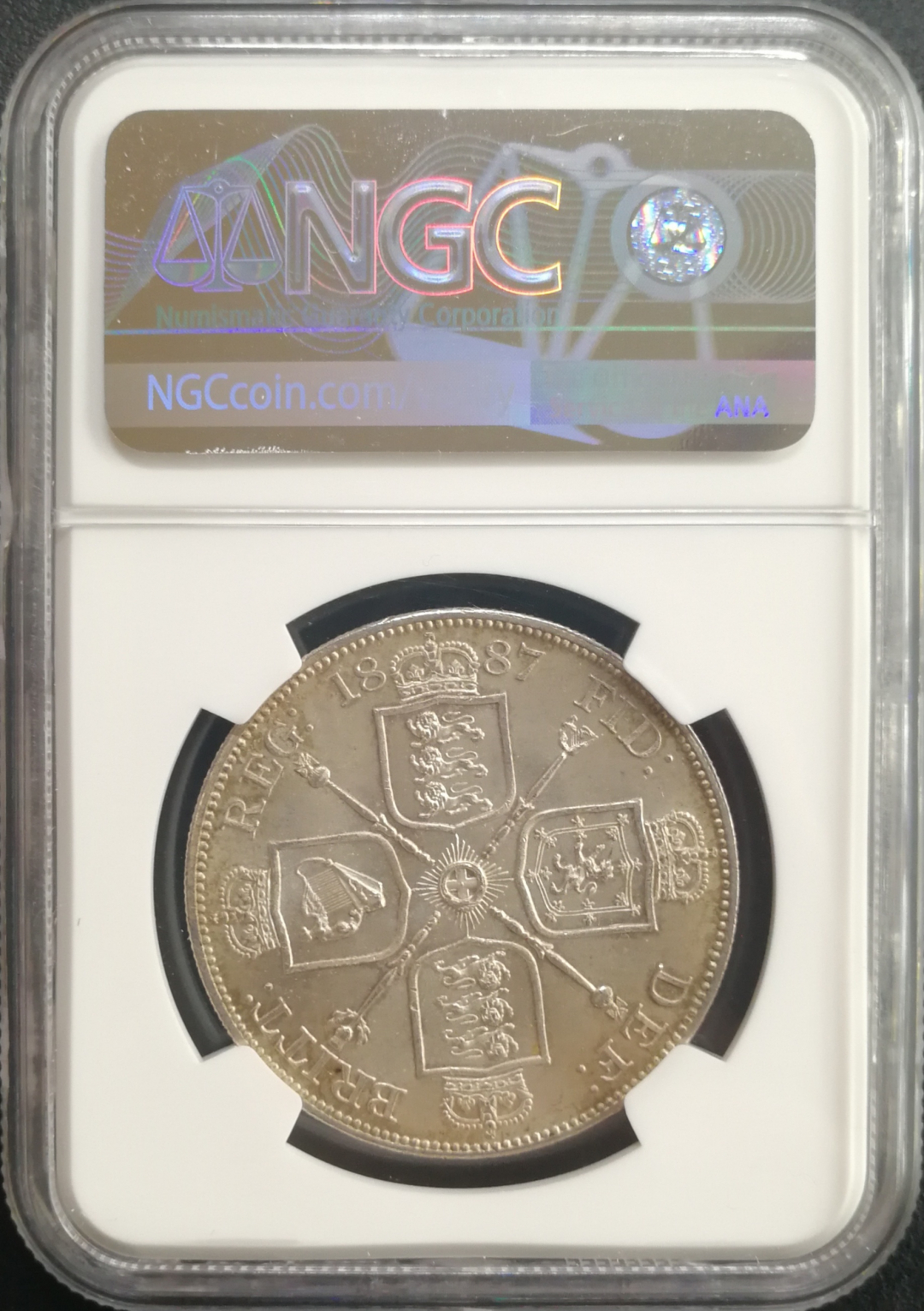 凡希社世界钱币微拍卖CICE专场大拍 1887老维双佛罗林NGC-MS64