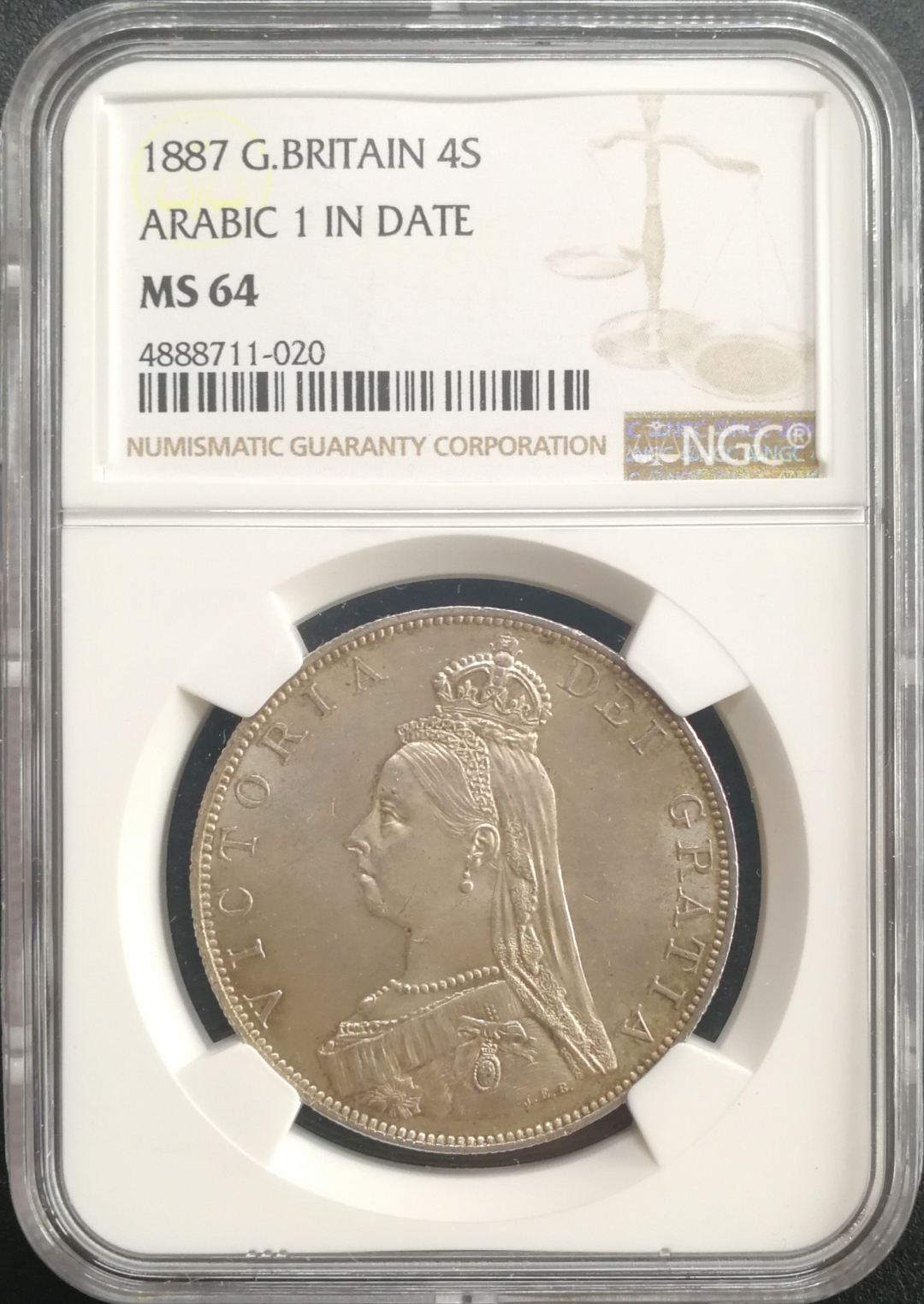 凡希社世界钱币微拍卖CICE专场大拍 1887老维双佛罗林NGC-MS64