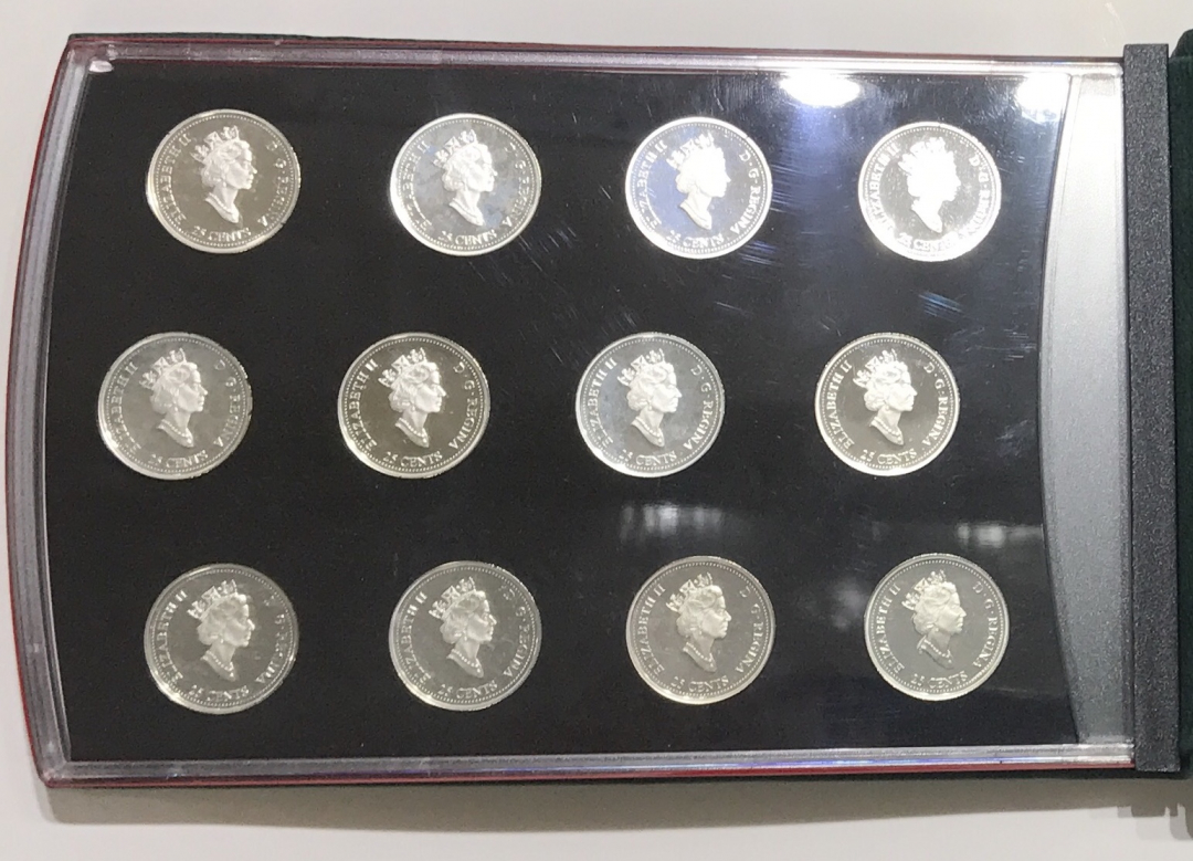 【随心拍】现代金银币拍卖【第十八期】-CICE北京展销会热场 1999年加拿大千禧年州币！12枚银币