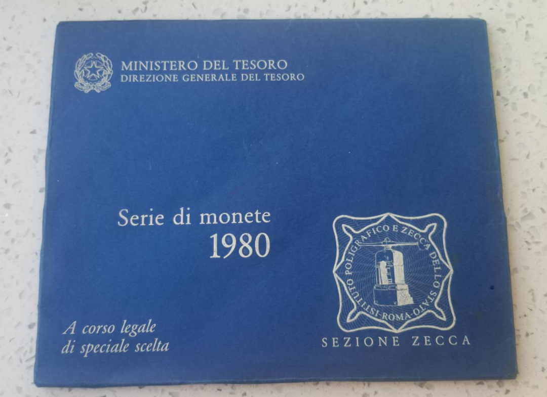 【币观天下】第六十八场拍卖-CICE北京展销会专场 【意大利】1980年造币厂卡币，10枚+纪念章1枚。
