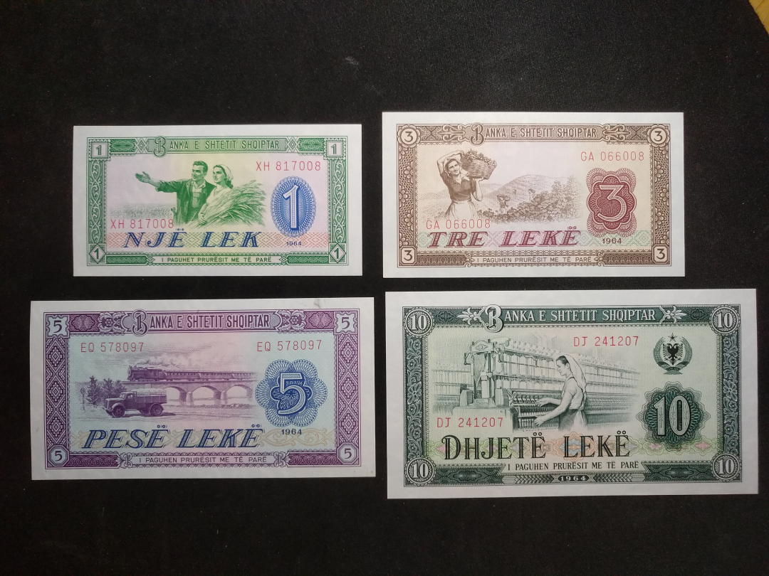 【鲸贝乐淘】千字文·第收号拍卖·CICE北京展销会专场 【中国代印】尼泊尔小套+阿尔巴尼亚1964小套，全新全品