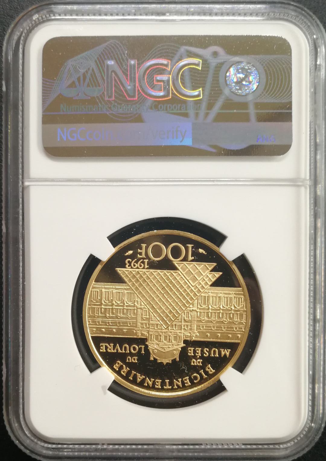 凡希社世界钱币微拍卖CICE专场大拍 1993年法国罗浮宫胜利女神金币NGC-PF68UC