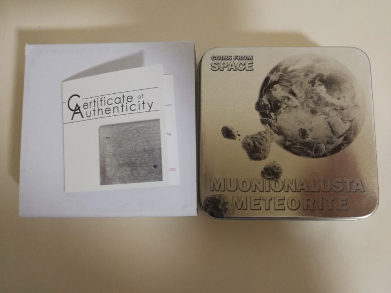 【币观天下】第六十八场拍卖-CICE北京展销会专场 【纽埃+帕劳】2016年纽埃陨石币一枚+帕劳陨石币【镀铑版】一枚【两枚一起拍】