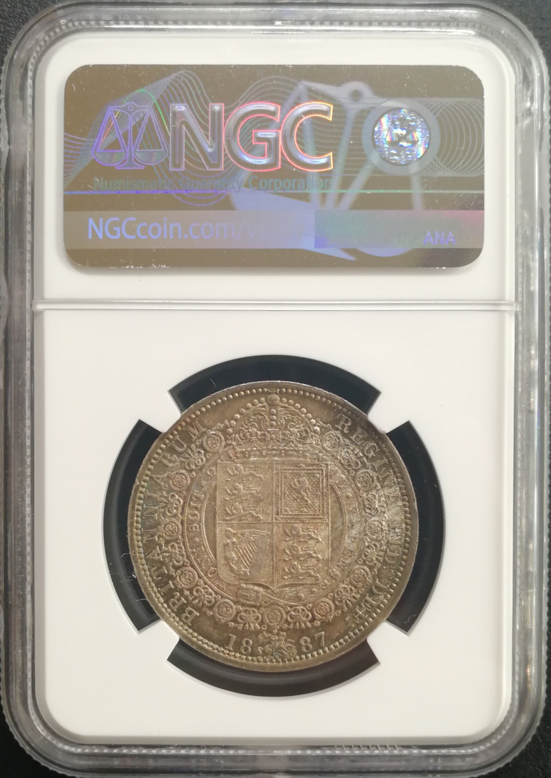 凡希社世界钱币微拍卖CICE专场大拍 1887老维半克朗NGC-MS65