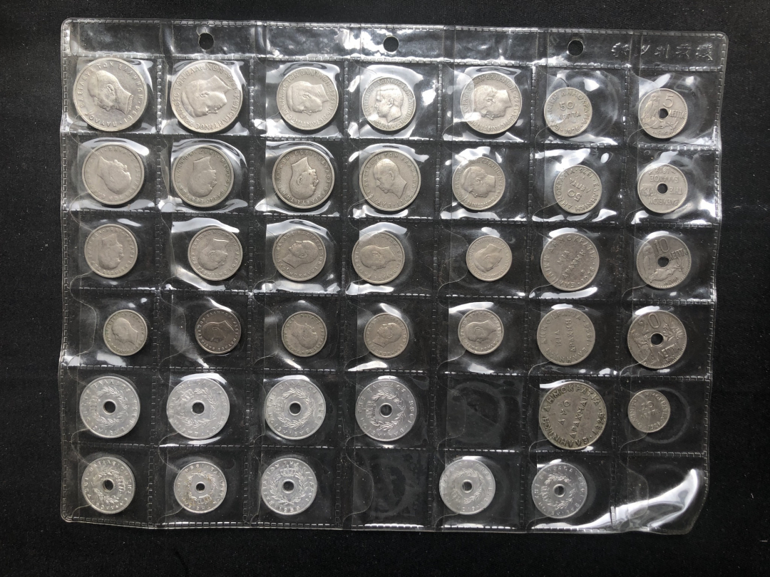 【币观天下】第六十八场拍卖-CICE北京展销会专场 【希腊】希腊流通币123枚【各个年份】