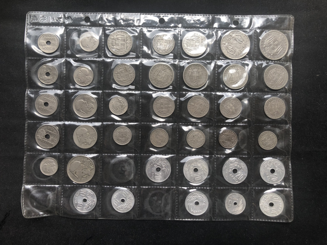 【币观天下】第六十八场拍卖-CICE北京展销会专场 【希腊】希腊流通币123枚【各个年份】