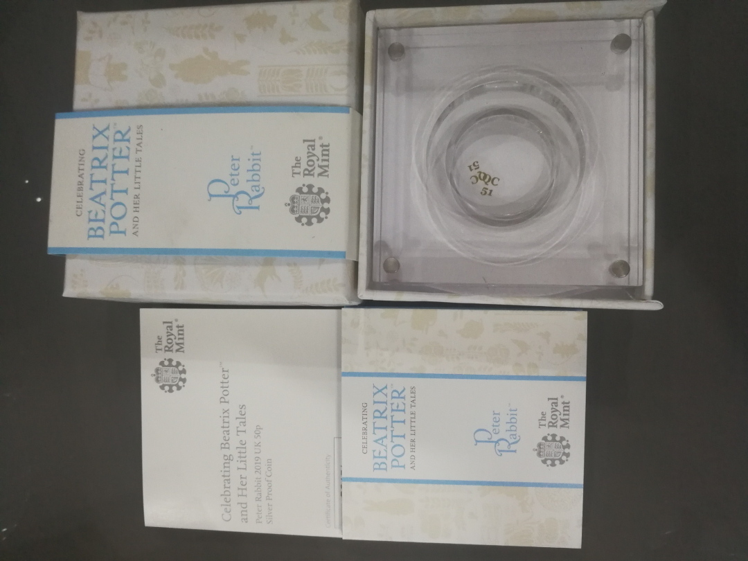 【币观天下】第六十八场拍卖-CICE北京展销会专场 【英国】2016彼得兔+2019彼得兔两枚一起拍卖【ngc69+70】