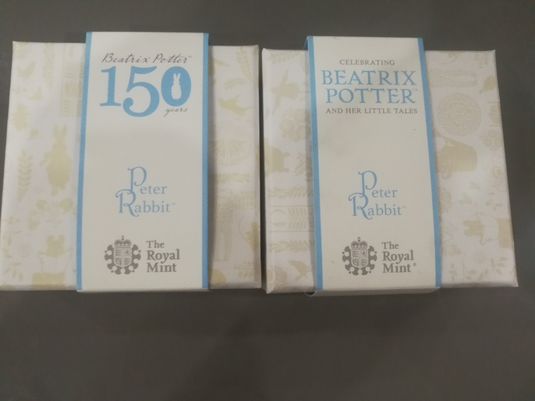 【币观天下】第六十八场拍卖-CICE北京展销会专场 【英国】2016彼得兔+2019彼得兔两枚一起拍卖【ngc69+70】