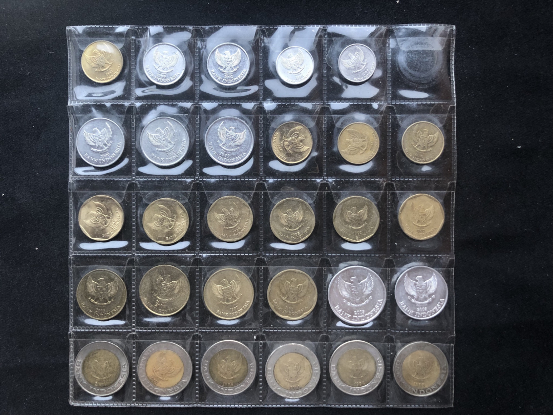 【币观天下】第六十九场拍卖 【印度尼西亚】流通币29枚【各个年份】