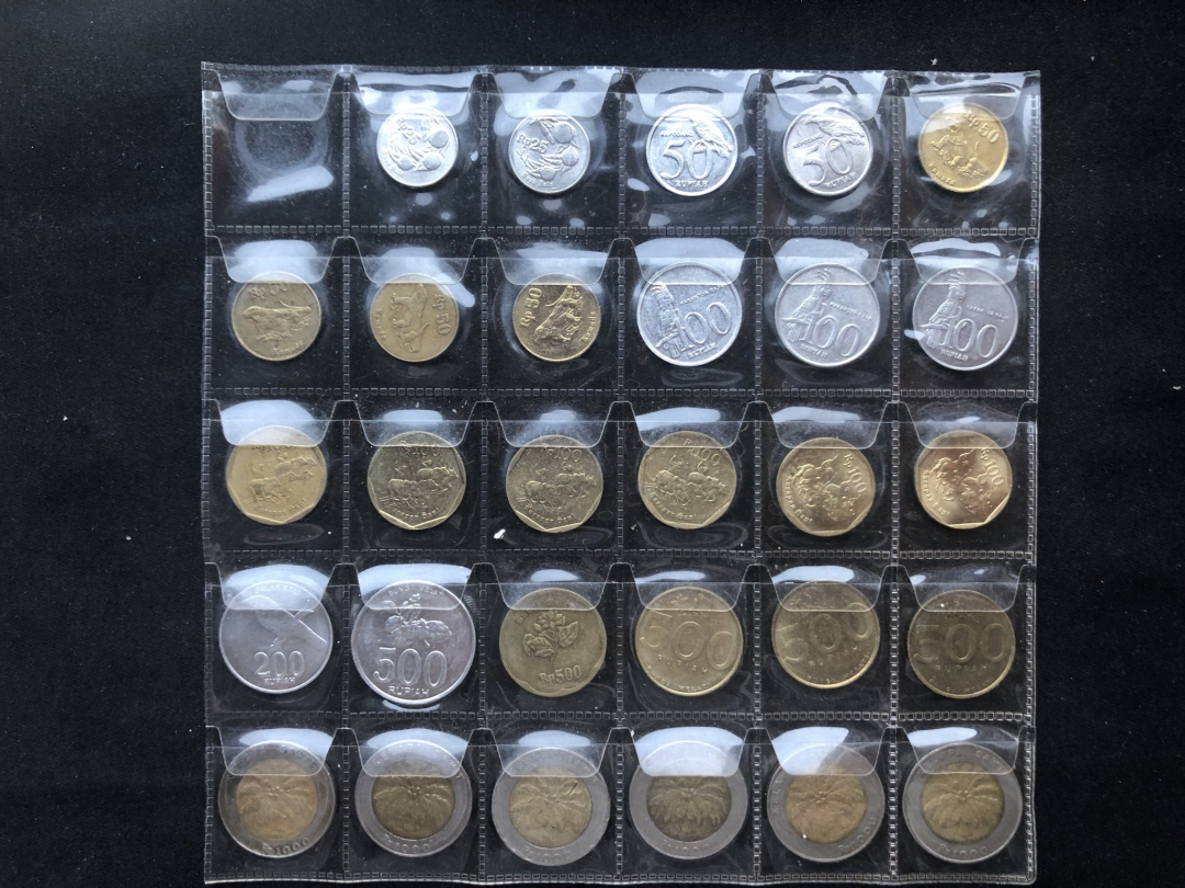 【币观天下】第六十九场拍卖 【印度尼西亚】流通币29枚【各个年份】