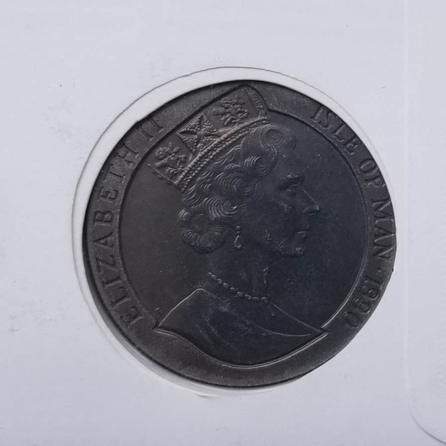 【随心拍】现代金银币拍卖-第十九期 克劳斯获奖币!经典邮币封1990年 马恩岛黑便士邮票发行150周年纪念币