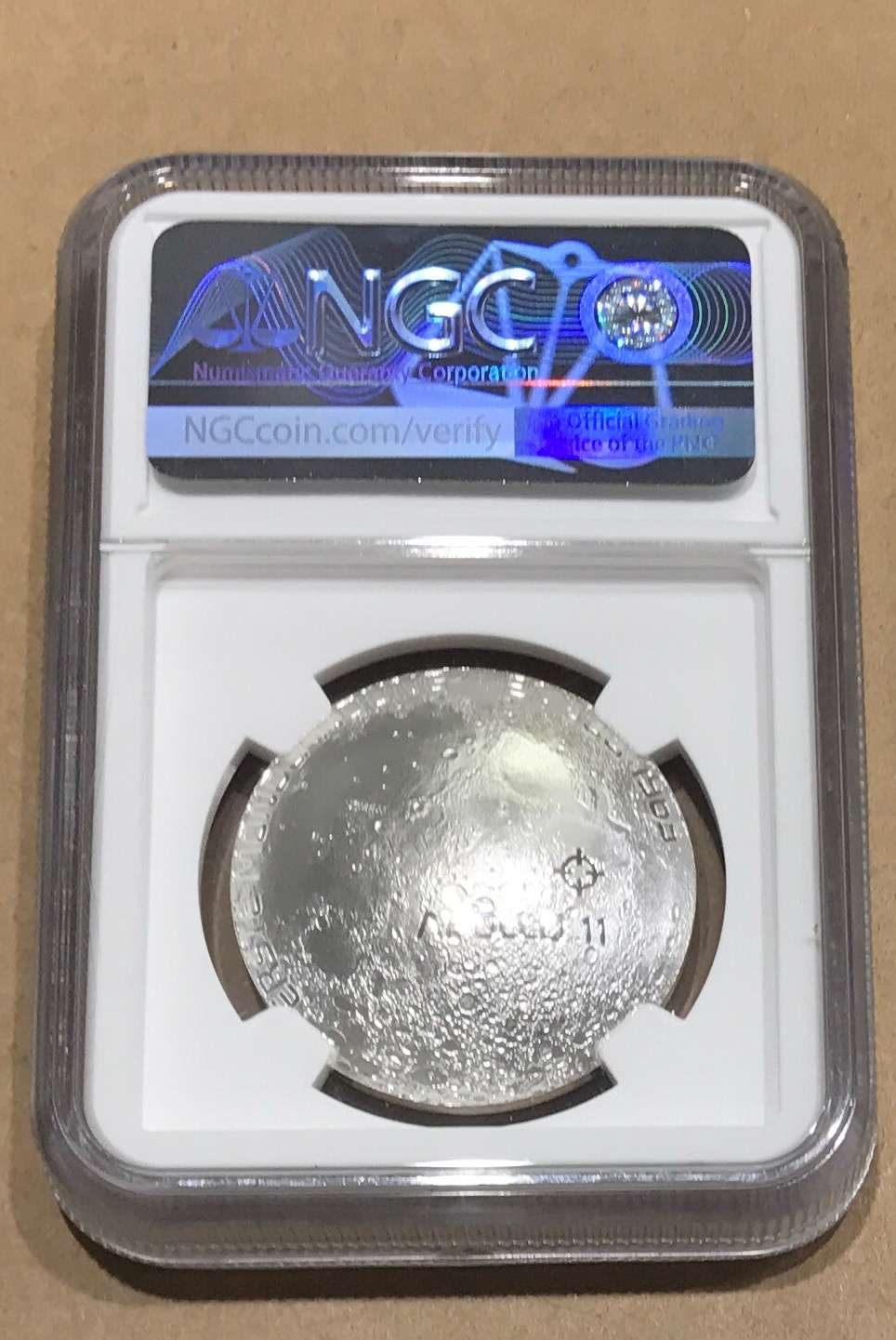 【随心拍】现代金银币拍卖-第十九期 Ngc首期70分，奥地利登月夜光银币