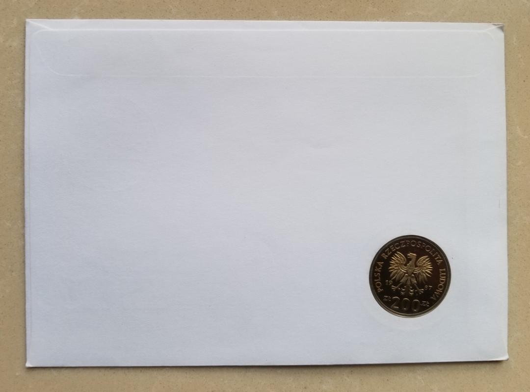 【币观天下】第六十九场拍卖 波兰1987年欧洲杯200兹罗提铜镍币样币proba邮币封