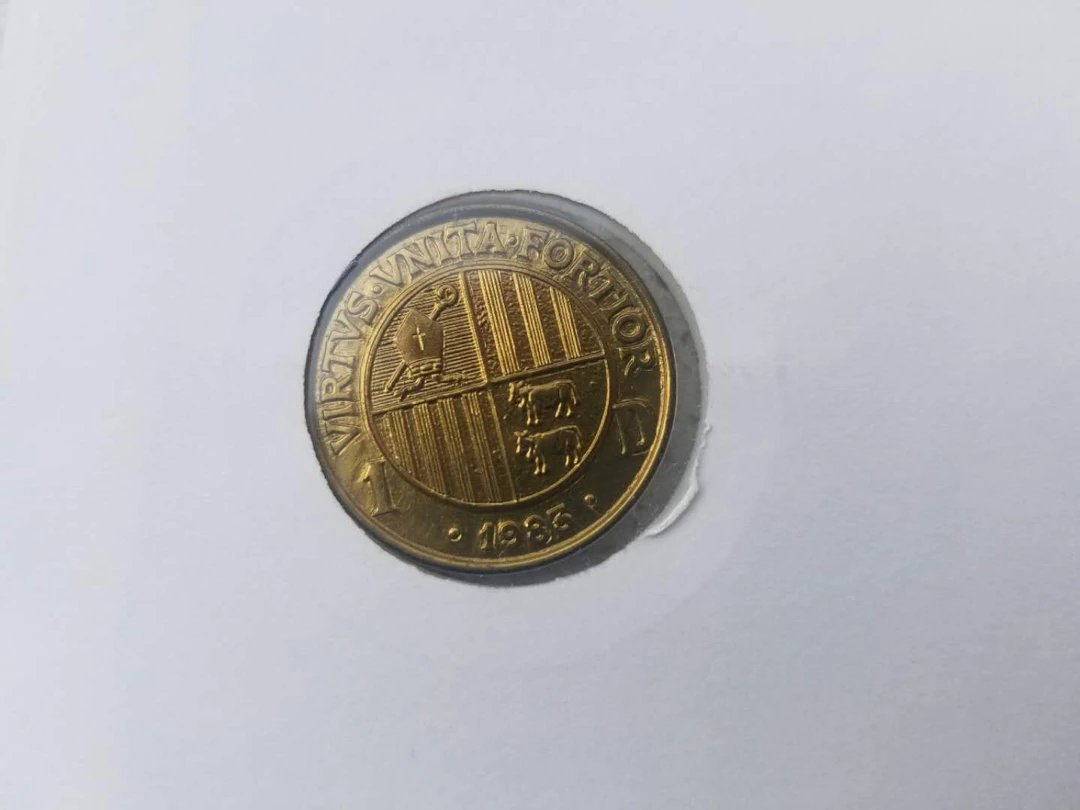 【币观天下】第六十九场拍卖 安道尔1983年1第纳尔纪念邮币封