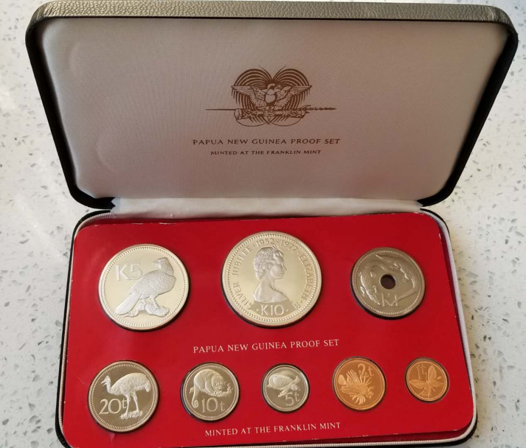【币观天下】第六十九场拍卖 巴布亚新几内亚1977年精制套币8枚