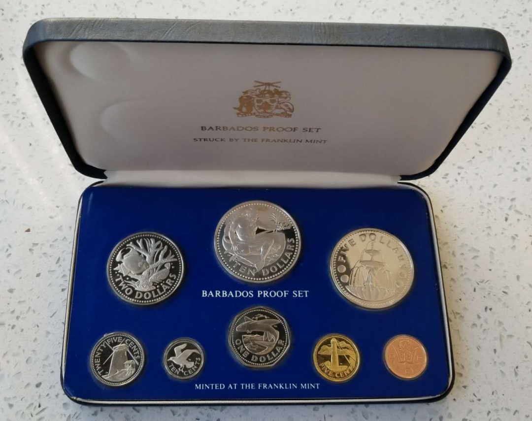 【币观天下】第六十九场拍卖 巴巴多斯1976年精制币8枚