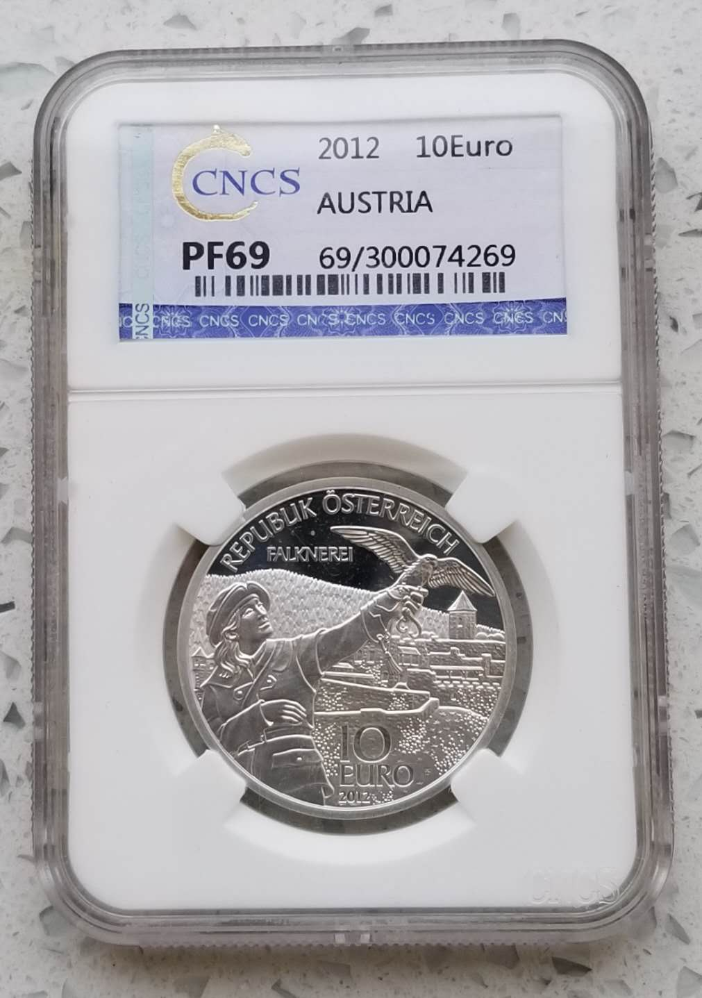 【币观天下】第六十九场拍卖 奥地利2012年联邦州10欧元精制银币一枚