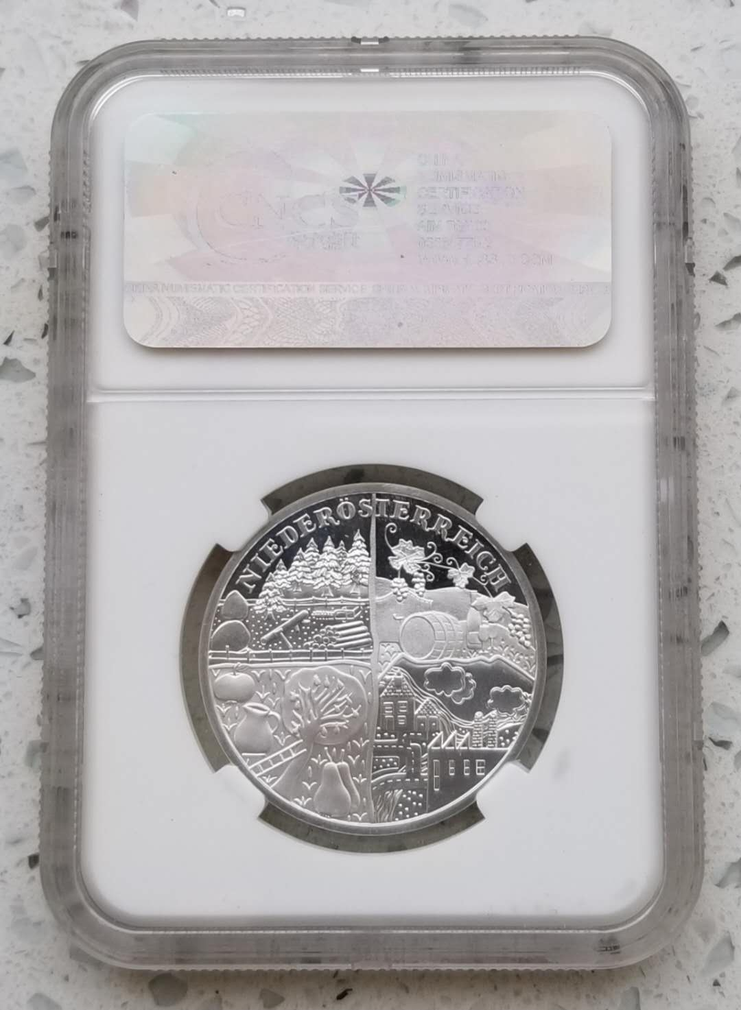 【币观天下】第六十九场拍卖 奥地利2013年联邦州10欧元精制银币一枚