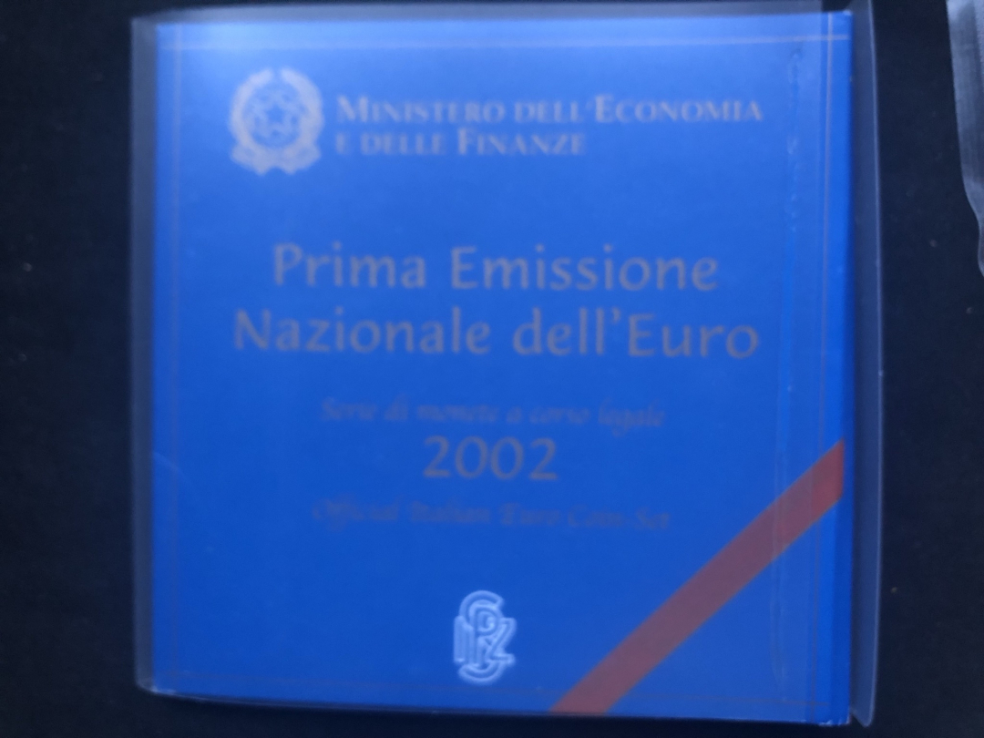 【币观天下】第六十九场拍卖 【意大利】2002年意大利8枚币套装【普制】