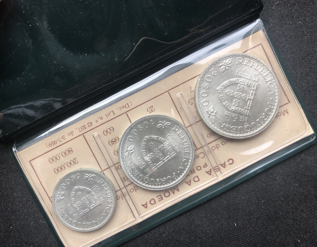 【币观天下】第六十九场拍卖 葡萄牙1960年5/10/20埃库斯多银币 恩里克王子逝世500周年