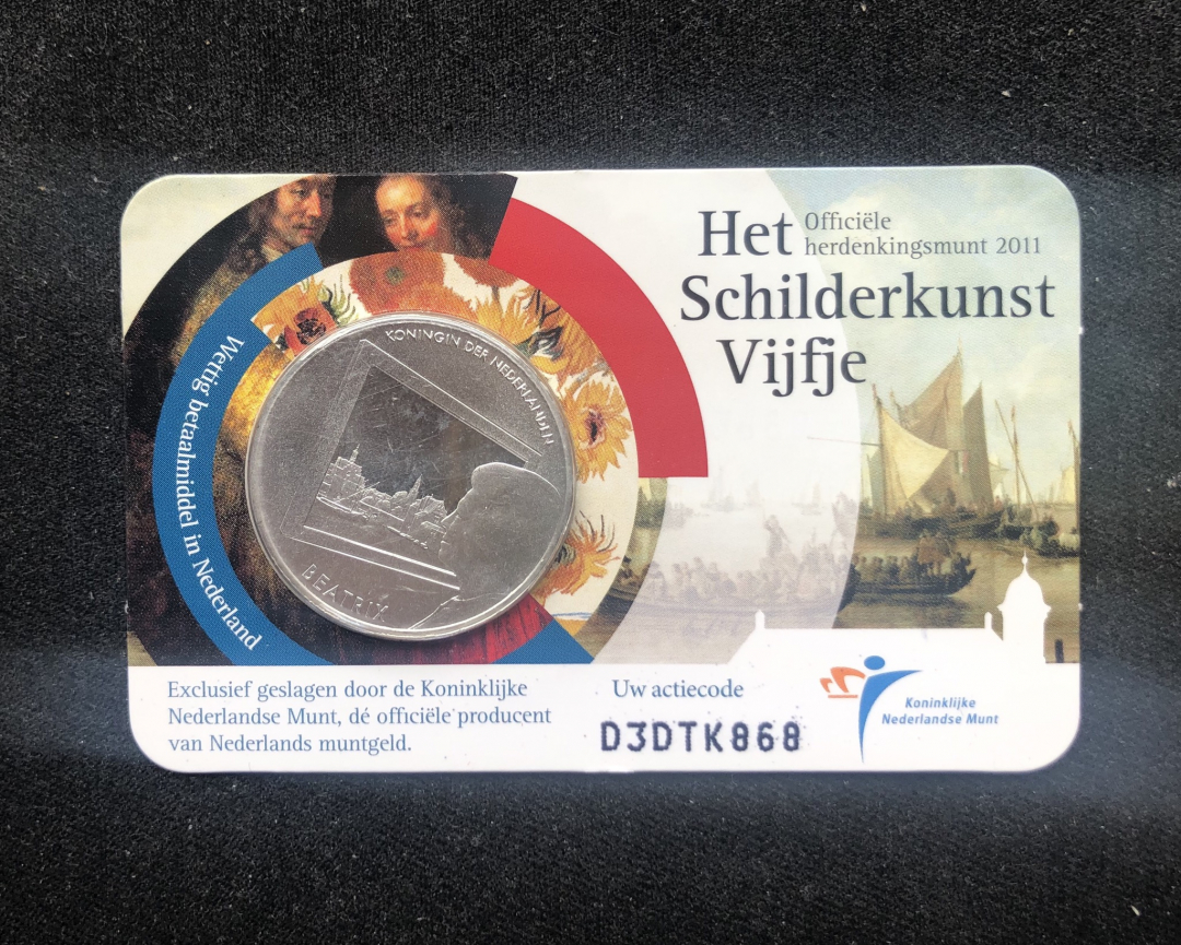 【币观天下】第六十九场拍卖 【荷兰卡册】女王之窗【5欧元】